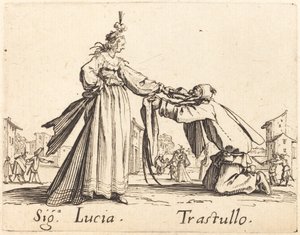 Signa. Lucia et Trastullo - Jacques Callot