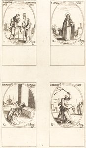 Saint Alexandre Carbonarius; Sainte Claire; Sainte Digna et Compagnons; Sainte Concordia - Jacques Callot