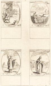 Saint Éloi; Saint Agéric; Saint François Xavier; Saint Pierre Chrysologue - Jacques Callot