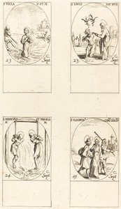 Sainte Thècle ; Saint Lin ; Saints Andochius et Thyrsus ; Saint Cléophas - Jacques Callot