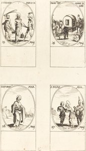 Saint Urbain, La Translation de Sainte Marie de Jacques, Saint Quadrat, Saint Julius - Jacques Callot