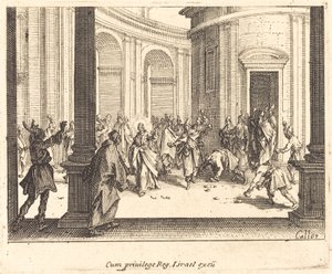 Lapidation de Jésus - Jacques Callot