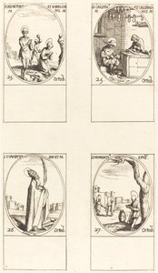 Saints Chrysanthus et Daria ; Saints Crispin et Crispinian ; Saint Évariste ; Saint Frumence - Jacques Callot