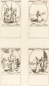 Saints Gervais et Protais; Saint Silvère; Saint Eusèbe de Samosate; Saint Paulin de Nole - Jacques Callot