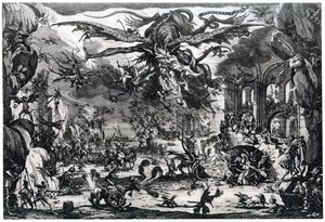 Tentation de Saint Antoine, c1615-1635, 1924