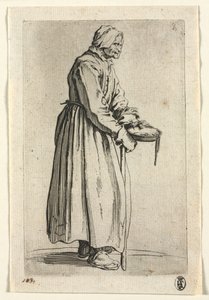Les Mendiants : Mendiante avec son bol d
