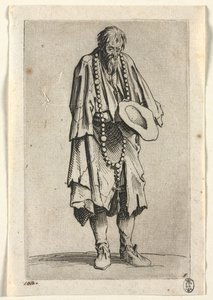Les mendiants : Mendiant avec un chapelet - Jacques Callot