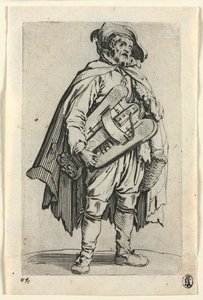 Les mendiants : Le joueur de vielle, vers 1623 - Jacques Callot