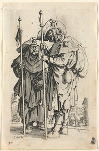 Les mendiants : Les deux pèlerins, vers 1623