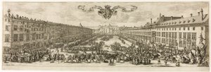 La Carrière, ou Rue Neuve, à Nancy (La Nouvelle Rue) - Jacques Callot