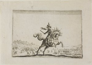 Le commandant à cheval, des Caprices