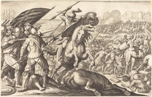 La défaite de la cavalerie turque, vers 1614 - Jacques Callot