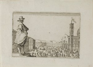 Le Duomo à Florence, des Caprices - Jacques Callot