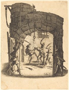 La flagellation - Jacques Callot