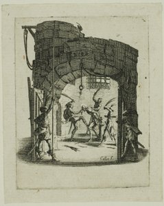 La Flagellation, de La Petite Passion - Jacques Callot