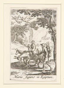 La Fuite en Égypte, no. 9 de La Vie de la Vierge