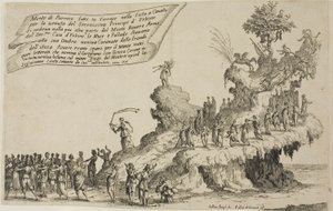 Le char du mont Parnasse, de La guerre de la beauté - Jacques Callot