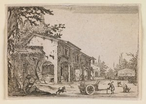 La ferme, extrait des « Caprices » (édition de Nancy) - Jacques Callot