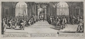 Les Grandes Misères de la guerre : Distribution de récompenses - Jacques Callot