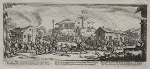 Les Grandes Misères de la guerre : Pillage et incendie d