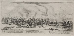 Les Grandes Misères de la guerre : La Bataille, 1633 - Jacques Callot