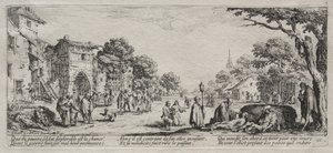 Les Grandes Misères de la guerre : Les mendiants et les mourants - Jacques Callot