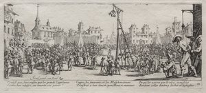 Les Grandes Misères de la guerre : La strappado
