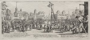 Les Grandes Misères de la Guerre : Le Strappado, 1633