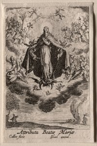 La Vie de la Vierge: Les Attributs de la Vierge - Jacques Callot