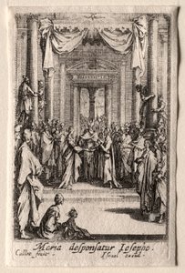 La Vie de la Vierge: Le Mariage de la Vierge - Jacques Callot