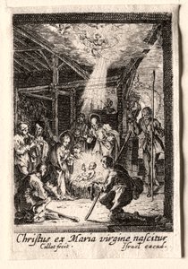 La Vie de la Vierge : La Nativité - Jacques Callot