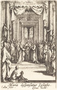 Le Mariage de la Vierge - Jacques Callot