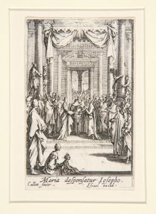 Le Mariage de la Vierge, no. 4 de La Vie de la Vierge