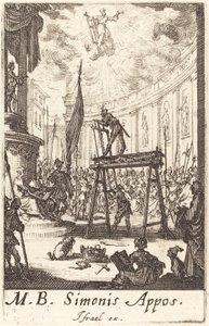 Le martyre de Saint Simon - Jacques Callot