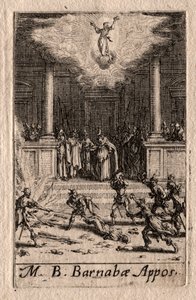 Le Martyre des Apôtres : Saint Barnabé - Jacques Callot