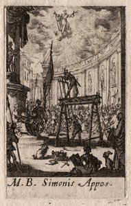 Le Martyre des Apôtres : Saint Simon - Jacques Callot