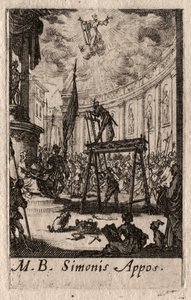 Le Martyre des Apôtres : Saint Simon - Jacques Callot