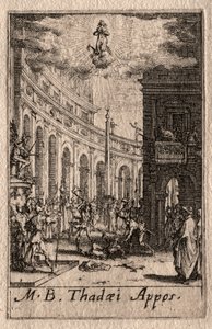 Le Martyre des Apôtres : Saint Thaddée - Jacques Callot