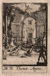 Le Martyre des Apôtres : Saint Thomas - Jacques Callot