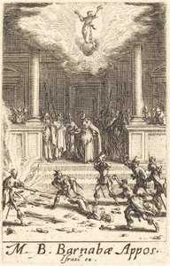 Les Martyres de Saint Barnabé - Jacques Callot