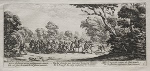 Les Misères de la guerre : Arrestation des malfaiteurs - Jacques Callot