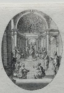 Les mystères de la Passion : Christ disputant avec les docteurs - Jacques Callot