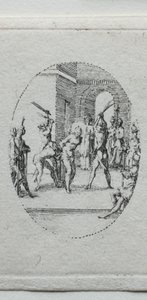 Les mystères de la Passion : La Flagellation - Jacques Callot