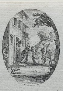 Les Mystères de la Passion : La Visitation - Jacques Callot
