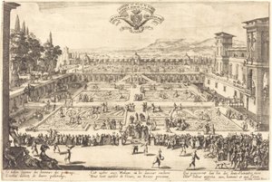 Les jardins du palais à Nancy - Jacques Callot