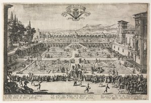 Les jardins du palais à Nancy - Jacques Callot