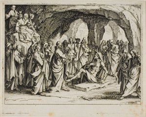 La résurrection de Lazare, extrait du Nouveau Testament - Jacques Callot