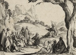 Le Sermon sur la Montagne, 1635 - Jacques Callot