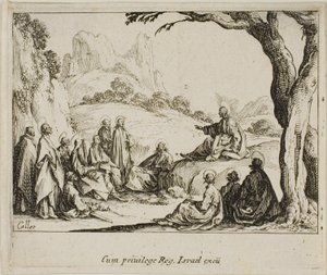 Le Sermon sur la Montagne, extrait du Nouveau Testament - Jacques Callot