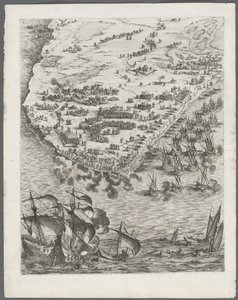 Le siège de La Rochelle : Planche 10, 1628-1630 - Jacques Callot